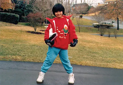 julie chu, age 7