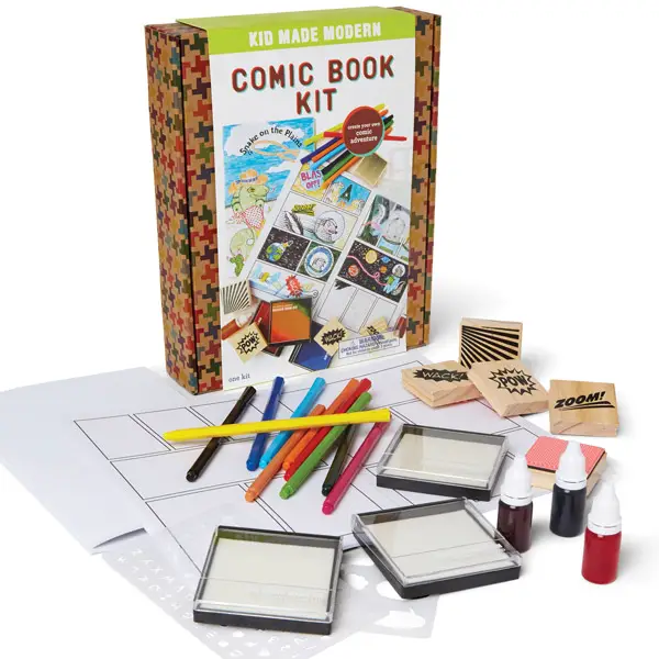 kid made modern comic book kit