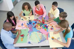 children's art class