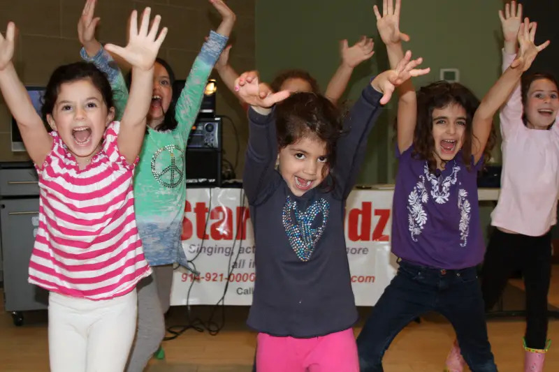 children dancing