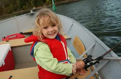 little-girl-fishing-on-lake, fishing-NYC