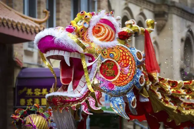 chinese dragon puppet