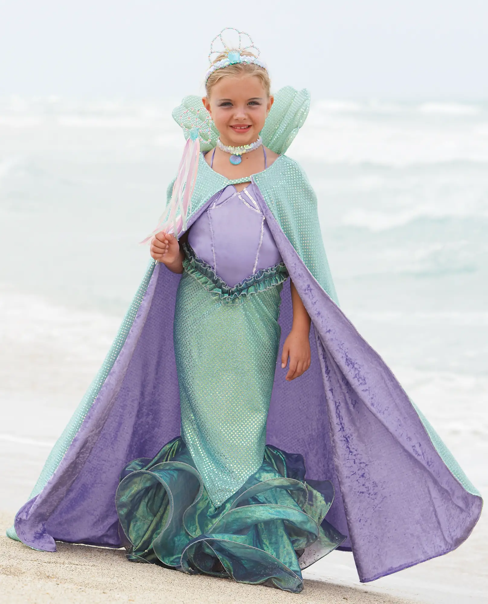 cape for mermaid costume