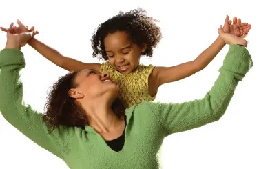 mom and daughter