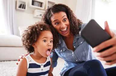 mother-child-posing-for-silly-photo