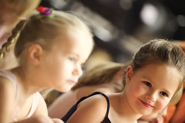 two ballerina friends