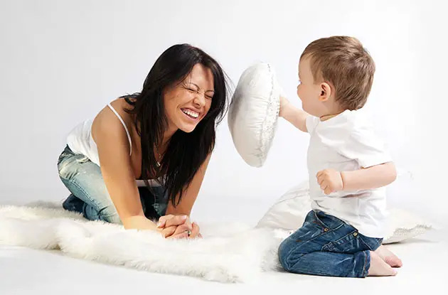 nanny and child nanny and child