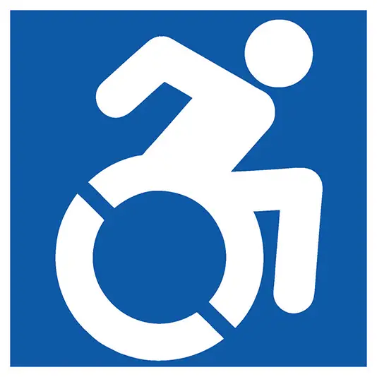 new accessibility wheelchair icon