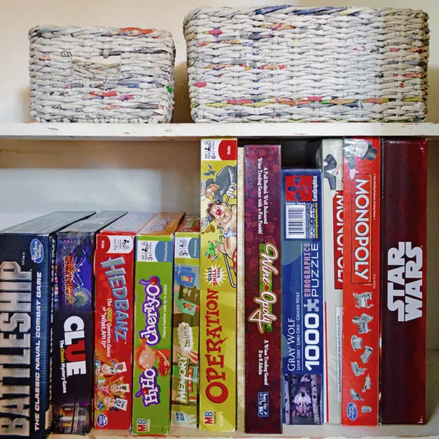 hack for organizing board games
