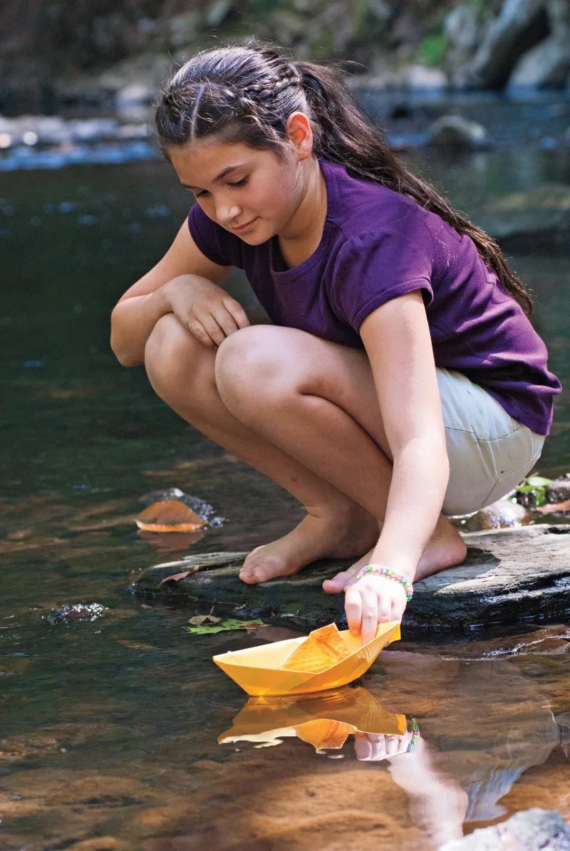 DIY paper boat