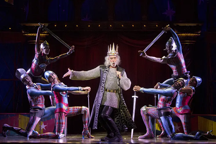 king charles in pippin on broadway