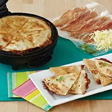 prosciutto quesadilla