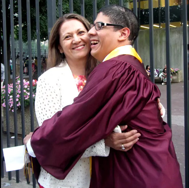 randy at graduation