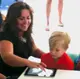 Mom and Kid with iPad