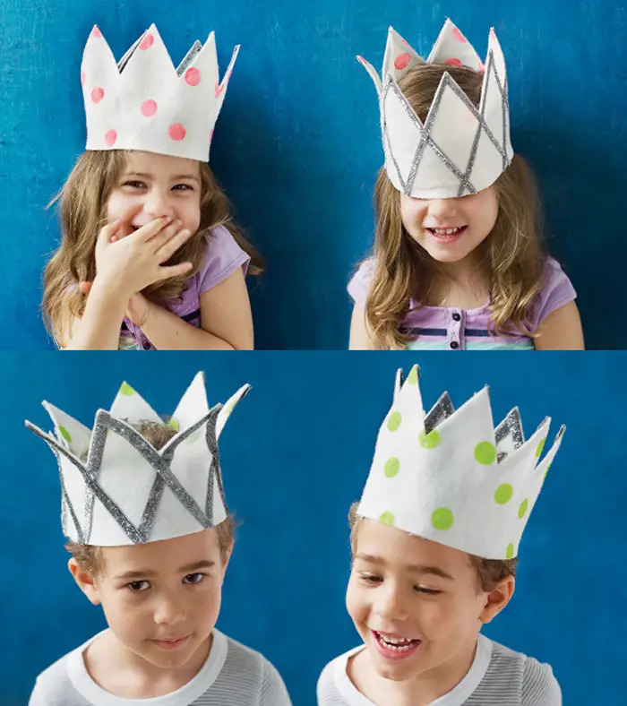 reversible felt crown