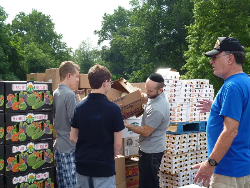 Campers in RJFS's Total Teen Experience summer camp