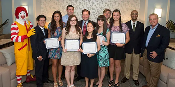 Ronald McDonald House Charities® New York Tri-State Area General Scholarship Honorees