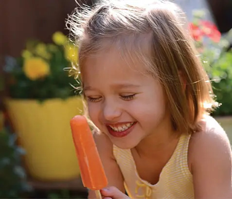 ruby's rockets orange popsicle