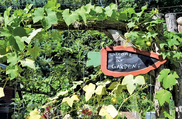 rye nature center garden