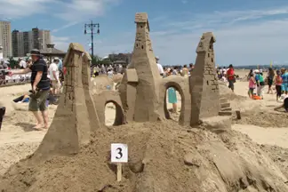 coney island sandcastle contest