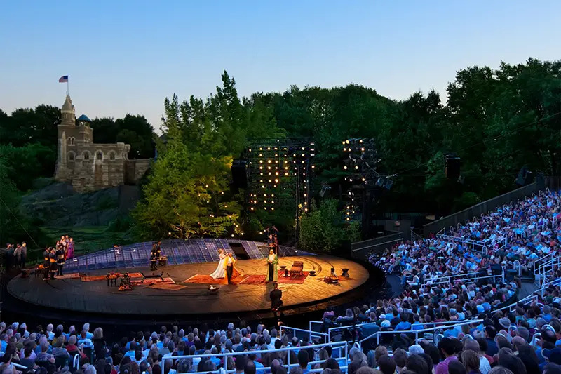 shakespeare in the park central park