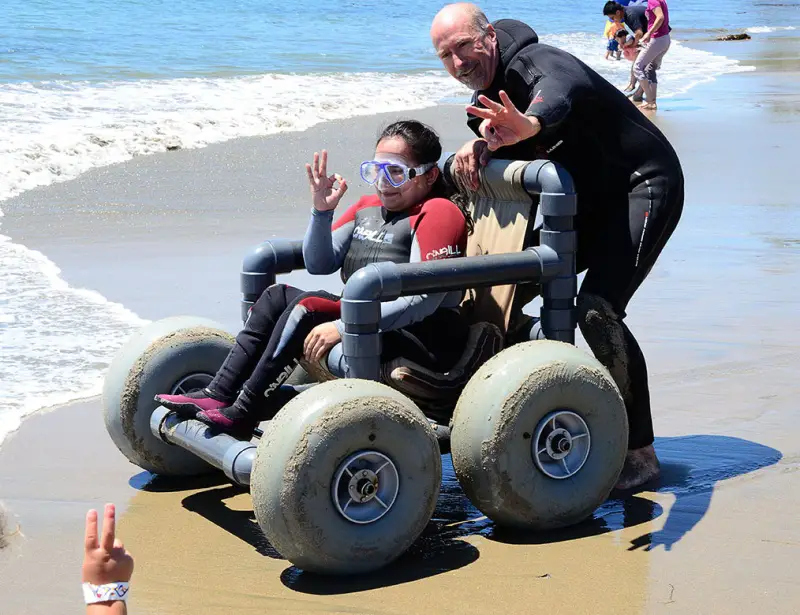 shared adventures beach wheelchair