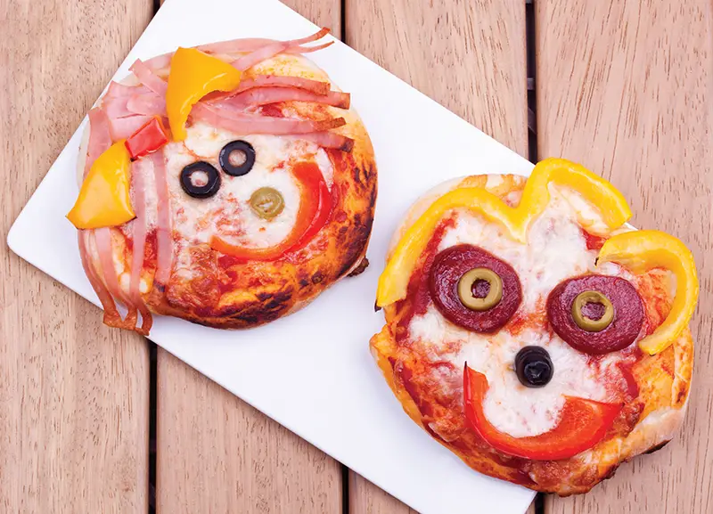 mini make your own pizzas