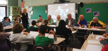 veterans visit south orange middle school
