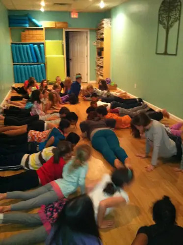 stormy yoga at prasanthi yoga in pelham ny