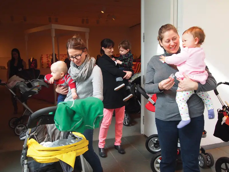 stroller tour at katonah museum