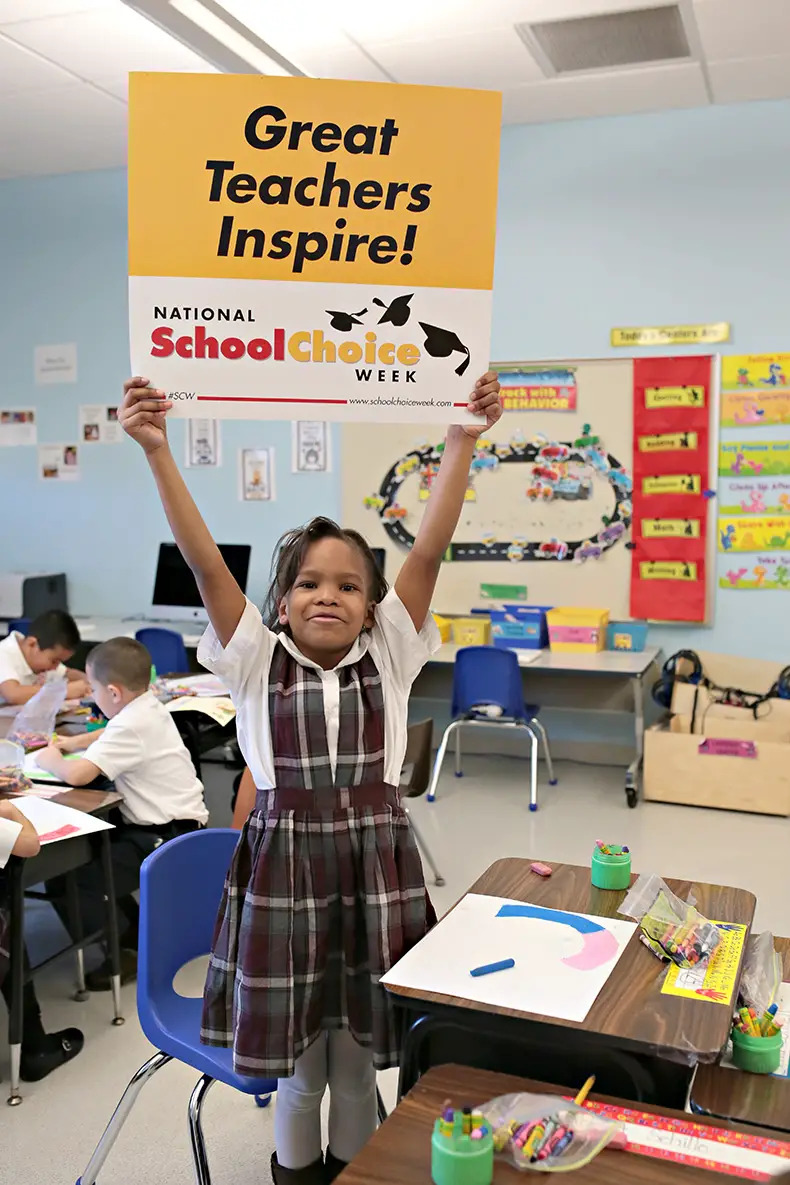 school choice week student