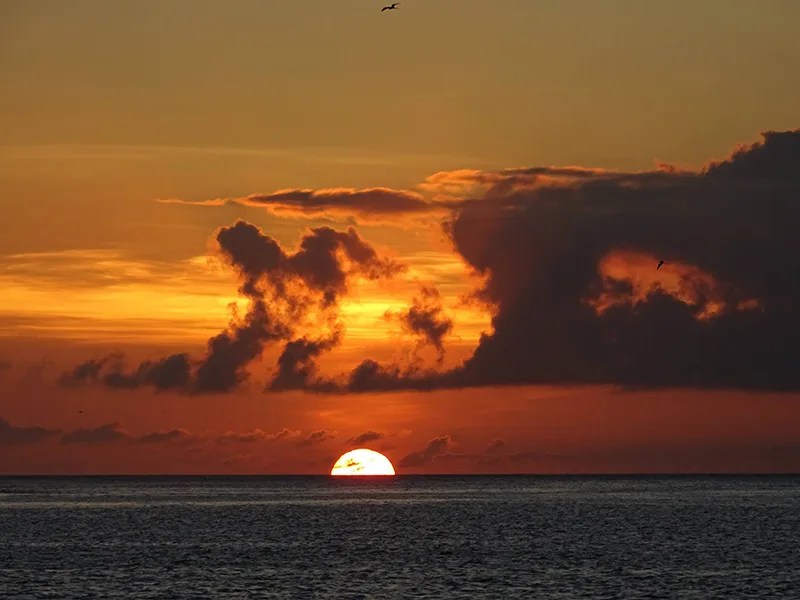 sunset galapagos