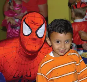 superhero pizza party at new jersey children's museum