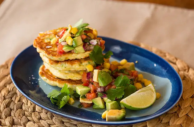 sweetcorn pancakes