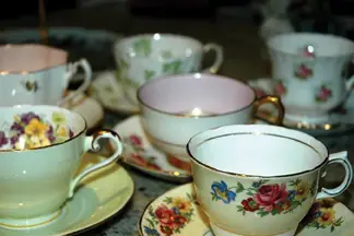 pretty tea cups