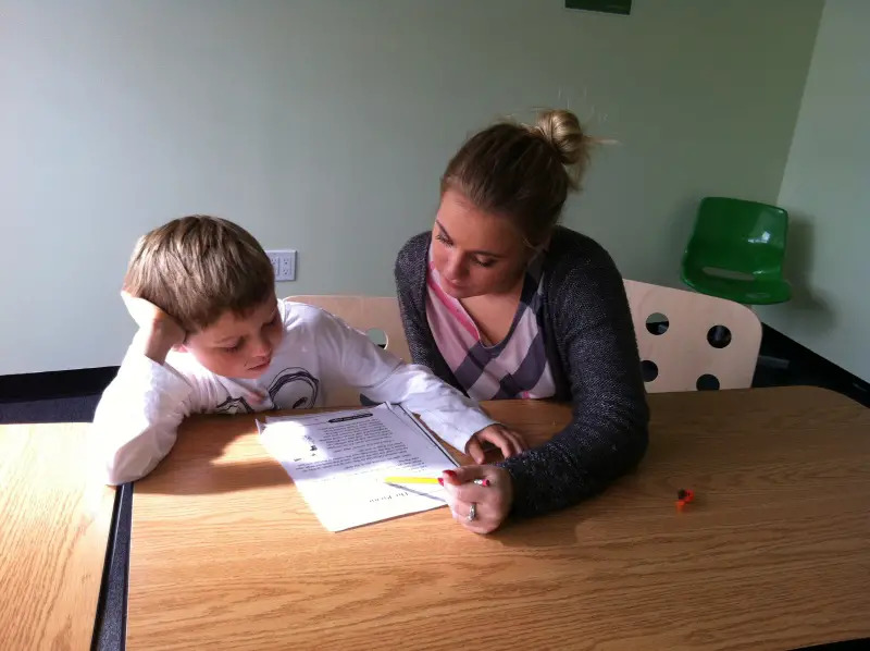 child and tutor