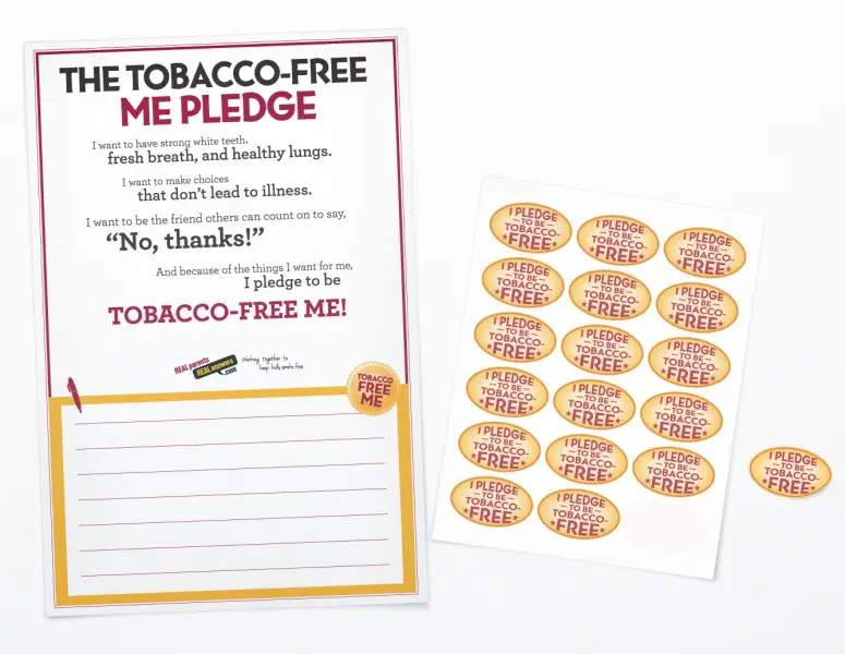 tobacco-free pledge kit