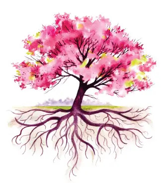 watercolor tree