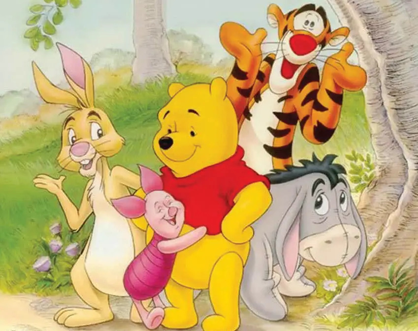 Winnie the Pooh and friends