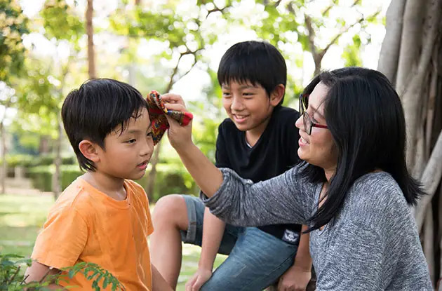 young boy sweating young boy sweating