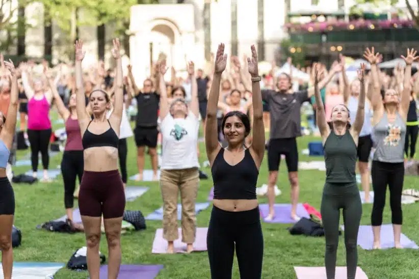 Bryant Park Yoga is Back This Summer