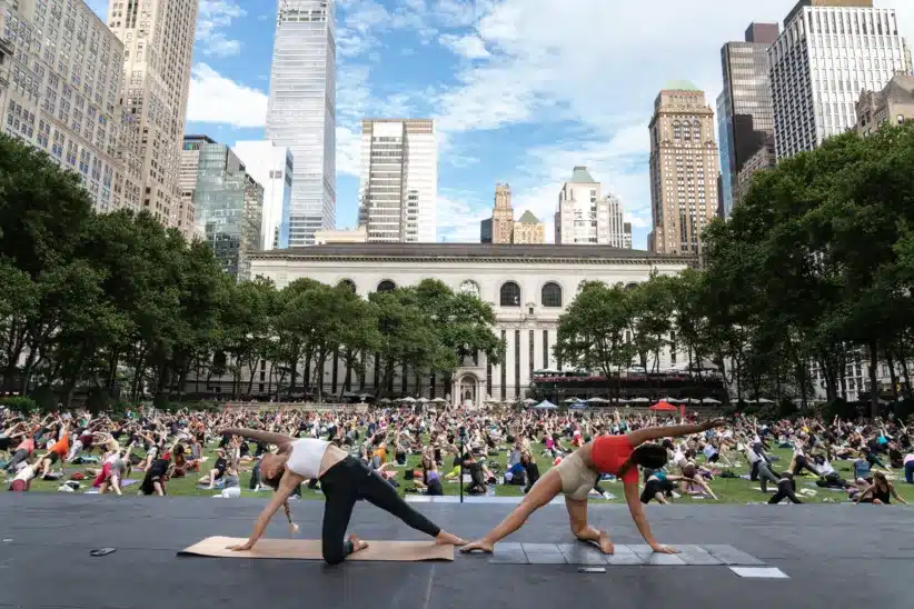 Bryant Park Yoga is Back This Summer