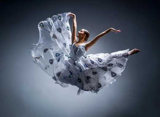 dancer jumping in the air