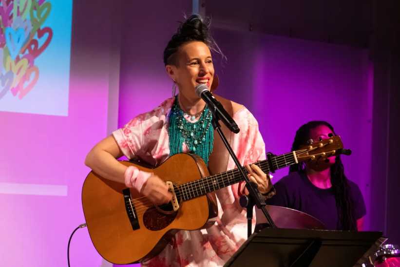 ShirLaLa performing on stage