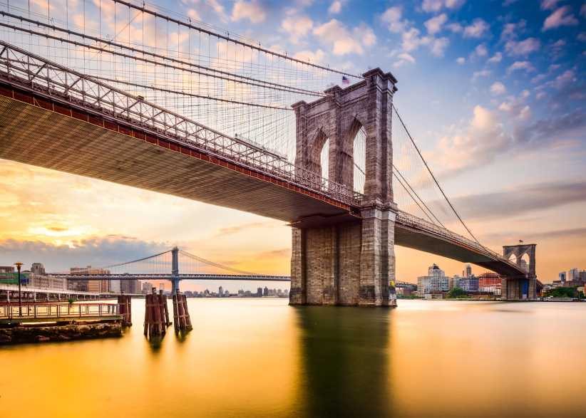View of Brooklyn Bridge. 21 Free and Fun Spring Break Activities for Kids in New York City
