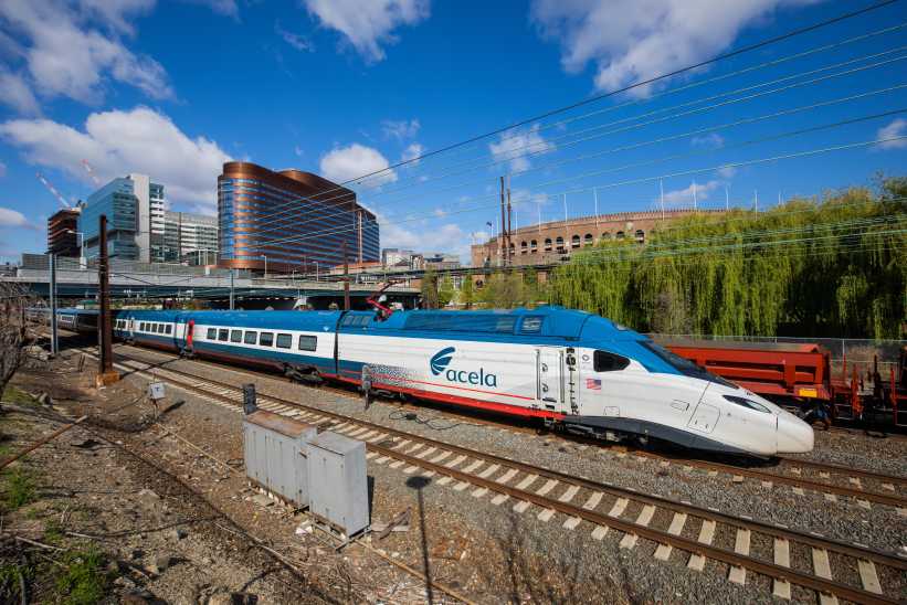 Acela side view