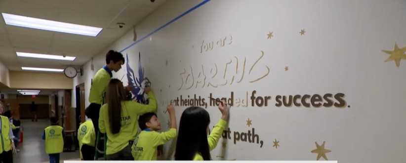 Hudson Valley Students Kick Off the School Year with a Mural Promoting Peace and Community