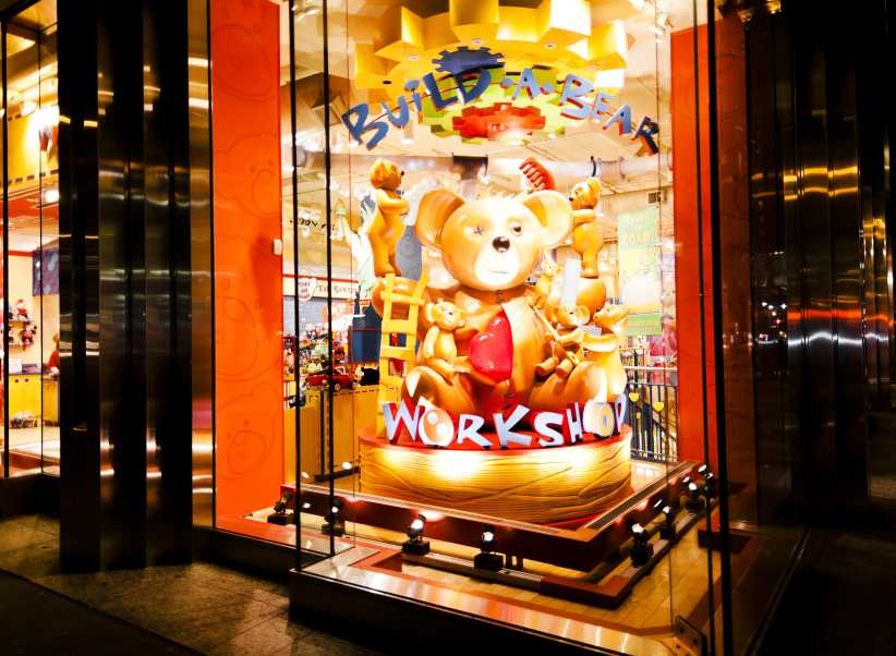 Build a Bear toys shop New York City