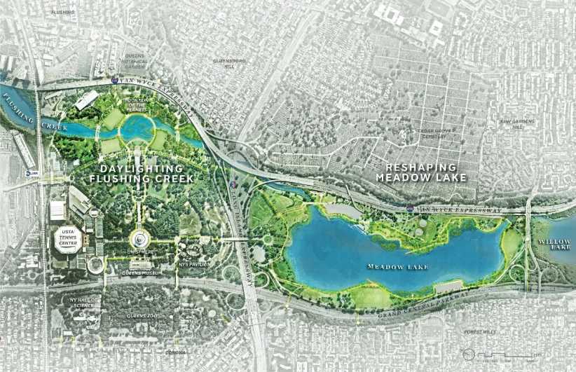 Flushing Meadows-Corona Park Gets a Smart Climate Makeover