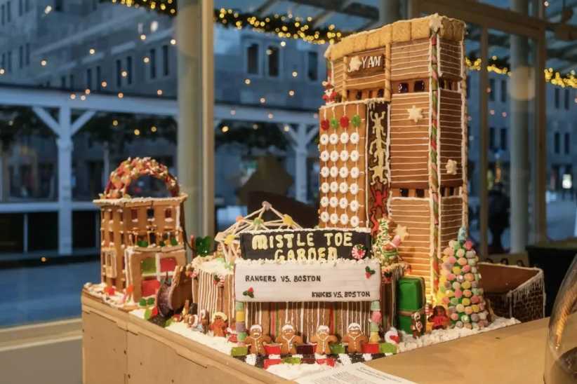 Things to Do with the Kids This Weekend in New York, The Gingerbread City installation at The Seaport,